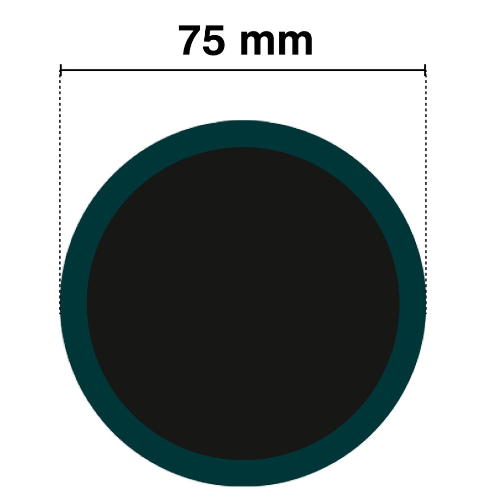 PARCHES Nº6 (75 MM) 25 U