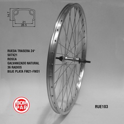 [RUE103] RUEDA TRAS. V-BRAKE 24&quot; 507X21