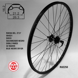 [RUE250] RUEDA DEL. 27,5&quot; 584X21 DISCO