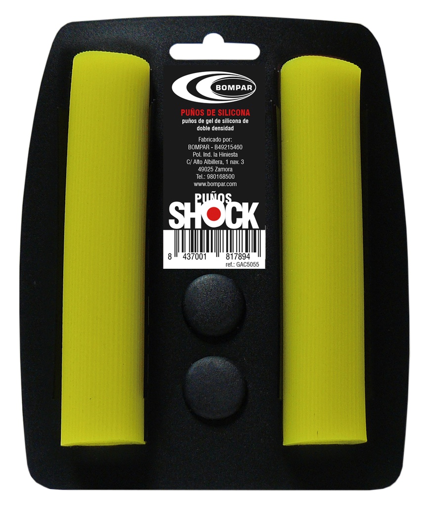 PUÑOS SILICONA SHOCK 130 AMARILLO