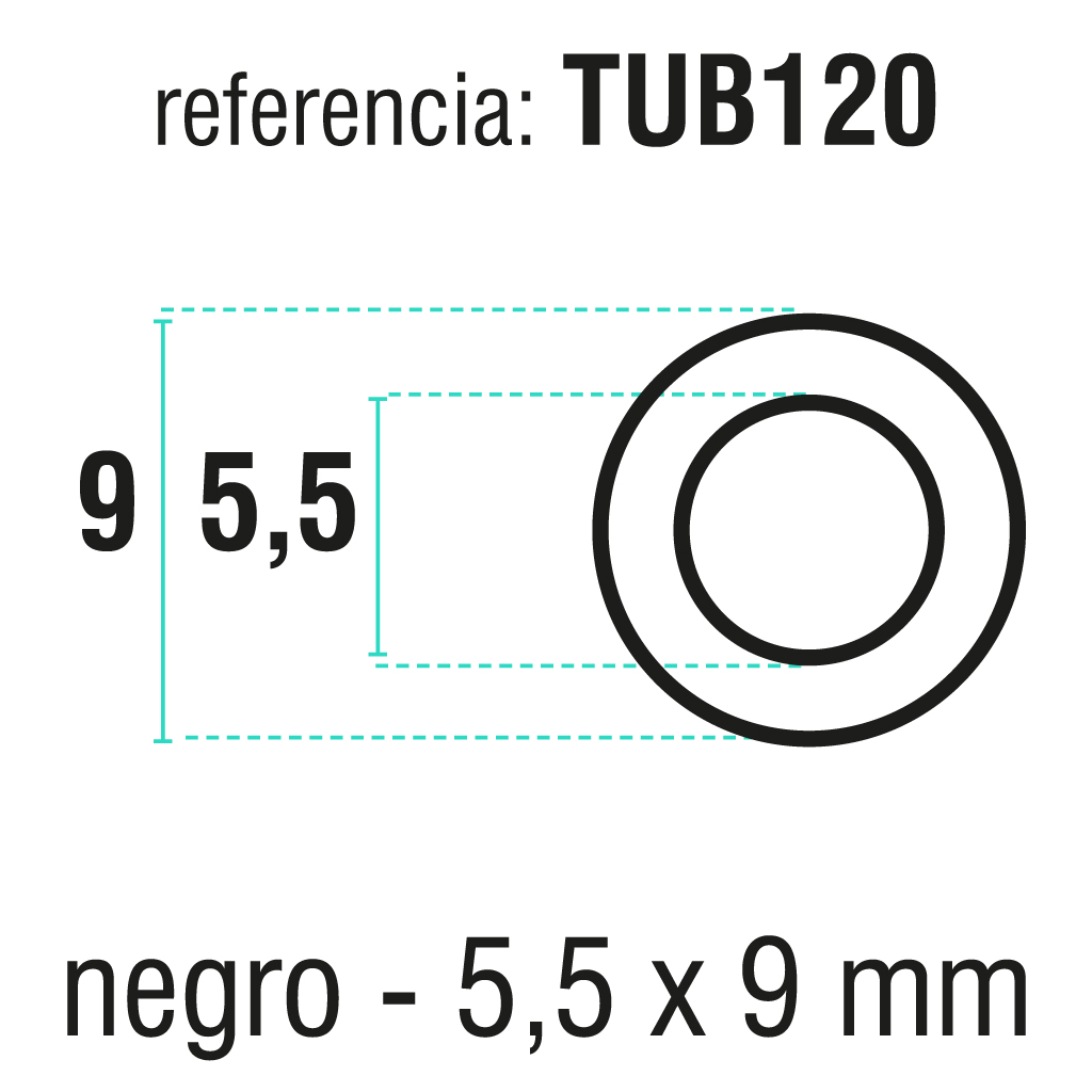 TUBO GAS MOBYL (9*5.5) 50 M